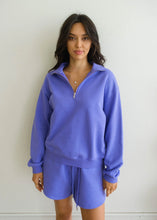 Load image into Gallery viewer, Joan 1/4 Zip Sweatshirt - Purple
