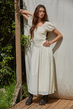 Load image into Gallery viewer, June Bell Smocked Dress - Cream (Style #L8862)
