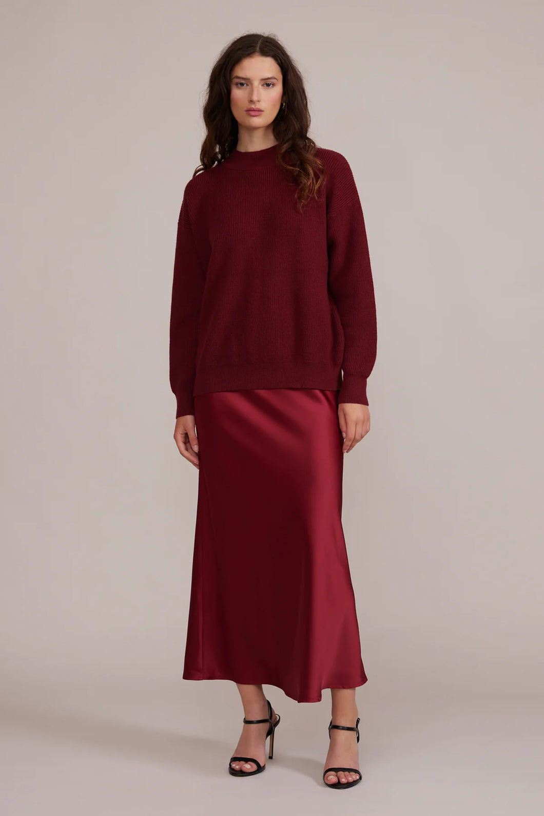 Katianna Maxi Skirt - Burgundy