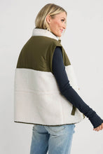 Load image into Gallery viewer, Kayla Vest - Cream / Olive
