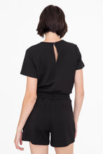 Load image into Gallery viewer, Keyhole Back Jumpsuit - Black (shown in short version)
