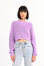 Load image into Gallery viewer, Basic Crop Sweater - Lilac
