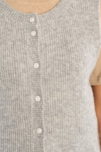 Load image into Gallery viewer, Crew Sweater Vest - Grey - Yellow (LAL678EP)

