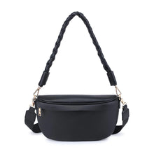 Load image into Gallery viewer, Laney Belt Bag - Denim - Black - Sage
