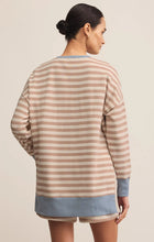 Load image into Gallery viewer, Layer Up Stripe Sweatshirt - Evening Sand

