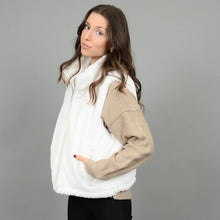 Load image into Gallery viewer, Lessie Reversible Vest - Winter White or Black
