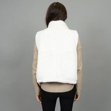 Load image into Gallery viewer, Lessie Reversible Vest - Winter White or Black
