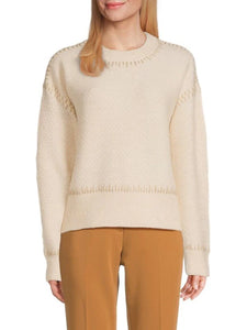 Lottie Sweater - Cream / Brown