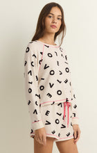 Load image into Gallery viewer, Love is Love L/S Top - Cream w/ Black Letters
