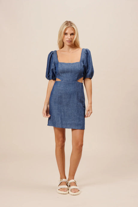 Alyla Mini Dress - Dark Blue