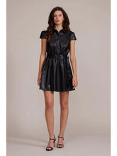 Load image into Gallery viewer, Eiza Faux Leather Dress - Black
