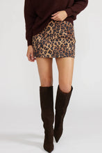 Load image into Gallery viewer, Sicily Mini Skirt - Leopard Print
