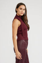 Load image into Gallery viewer, Selah Knit Sweater Top- Burgundy

