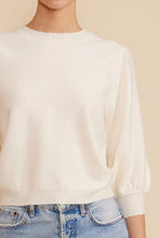 Load image into Gallery viewer, Britt Knit Sweater Top - Cream (SW3886)
