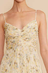 Rose Butter Dress - Yellow Floral