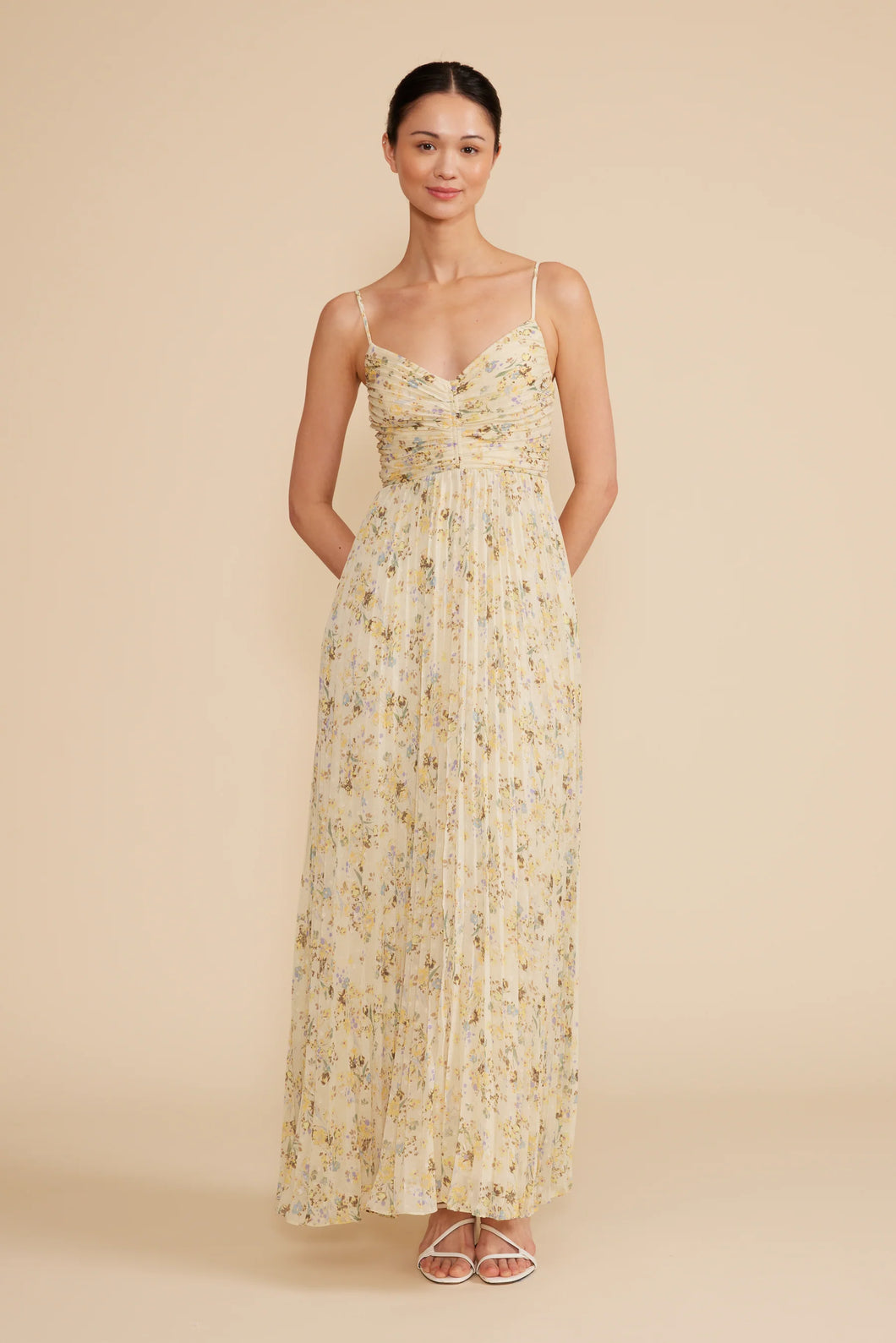 Rose Butter Dress - Yellow Floral