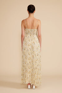 Rose Butter Dress - Yellow Floral