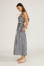 Load image into Gallery viewer, Georgie Midi Dress - Navy/White Stripe (DR5150)
