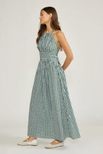 Load image into Gallery viewer, Priscilla Halter Dress - Green/White (DR5206)
