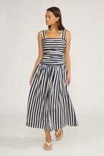 Load image into Gallery viewer, Georgie Midi Dress - Navy/White Stripe (DR5150)
