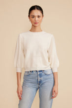 Load image into Gallery viewer, Britt Knit Sweater Top - Cream (SW3886)
