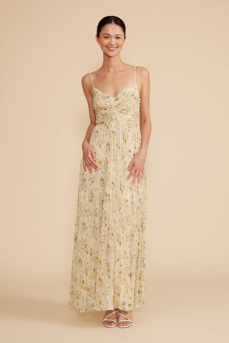 Rose Butter Dress - Yellow Floral