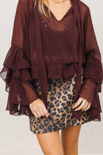 Load image into Gallery viewer, Sicily Mini Skirt - Leopard Print
