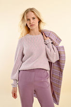 Load image into Gallery viewer, Ruffled Cuff Sweater - Mauve Multi
