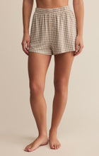 Load image into Gallery viewer, Maddie Gingham Shorts - Iced Coffee or Yacht Blue
