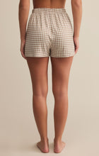 Load image into Gallery viewer, Maddie Gingham Shorts - Iced Coffee or Yacht Blue
