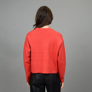 Malika Sweater - Cherry Red