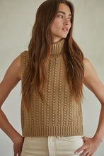 Load image into Gallery viewer, Mandi Sweater Vest - Camel (Style W1654)
