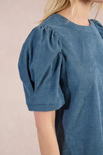 Load image into Gallery viewer, Margie Mini Suede Dress - Denim
