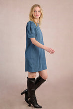 Load image into Gallery viewer, Margie Mini Suede Dress - Denim
