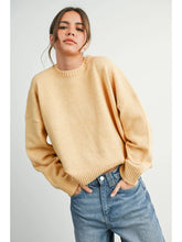 Load image into Gallery viewer, Marigold Back Tie Sweater - Yellow
