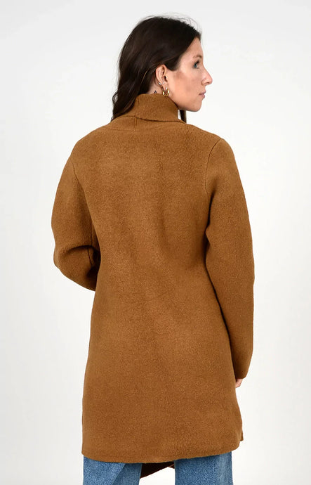 Michelle Patch Pocket Coat - Coffee