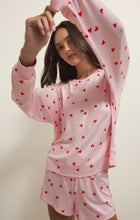 Load image into Gallery viewer, Mira Heart LS Top - Pink Marshmallow
