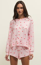 Load image into Gallery viewer, Mira Heart LS Top - Pink Marshmallow
