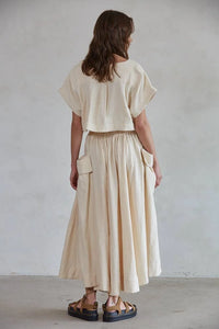 Miranda Midi Dress - Natural (Style #L7242)