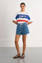Load image into Gallery viewer, Paperbag Denim Shorts - Med Blue (ELF1010EE)
