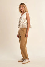 Load image into Gallery viewer, Embroidered Tie Bolero - White (Style #LA1907EE)
