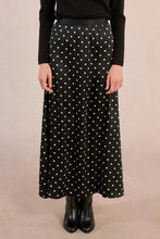 Load image into Gallery viewer, Polka Dot Skirt - Black
