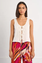 Load image into Gallery viewer, Cotton Tie Top - Off White (Style #GL721EE)
