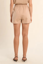 Load image into Gallery viewer, High Waist Tie Front Shorts - Beige (Style #T1986EP)
