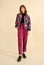 Load image into Gallery viewer, Pleated Belted Pants - Magenta
