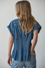 Load image into Gallery viewer, Monaco Denim Top - Med Denim (Style #L9152)
