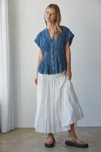 Load image into Gallery viewer, Monaco Denim Top - Med Denim (Style #L9152)

