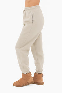 Fleece Billow Joggers - Light Sage