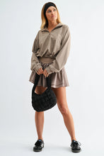 Load image into Gallery viewer, Sculpt Half Zip Pullover - Deep Indigo - Silken Taupe
