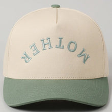 Load image into Gallery viewer, &quot;MOTHER&quot; Trucker Cap - Cream/Black - Cream/Lt. Pink - Cream/Sage
